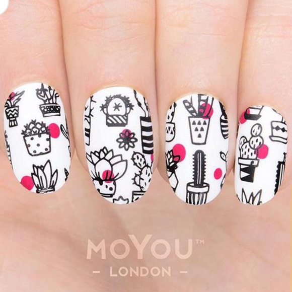 MoYou London nail art stamping plate Hipster 16 NWOT - Picture 4 of 6